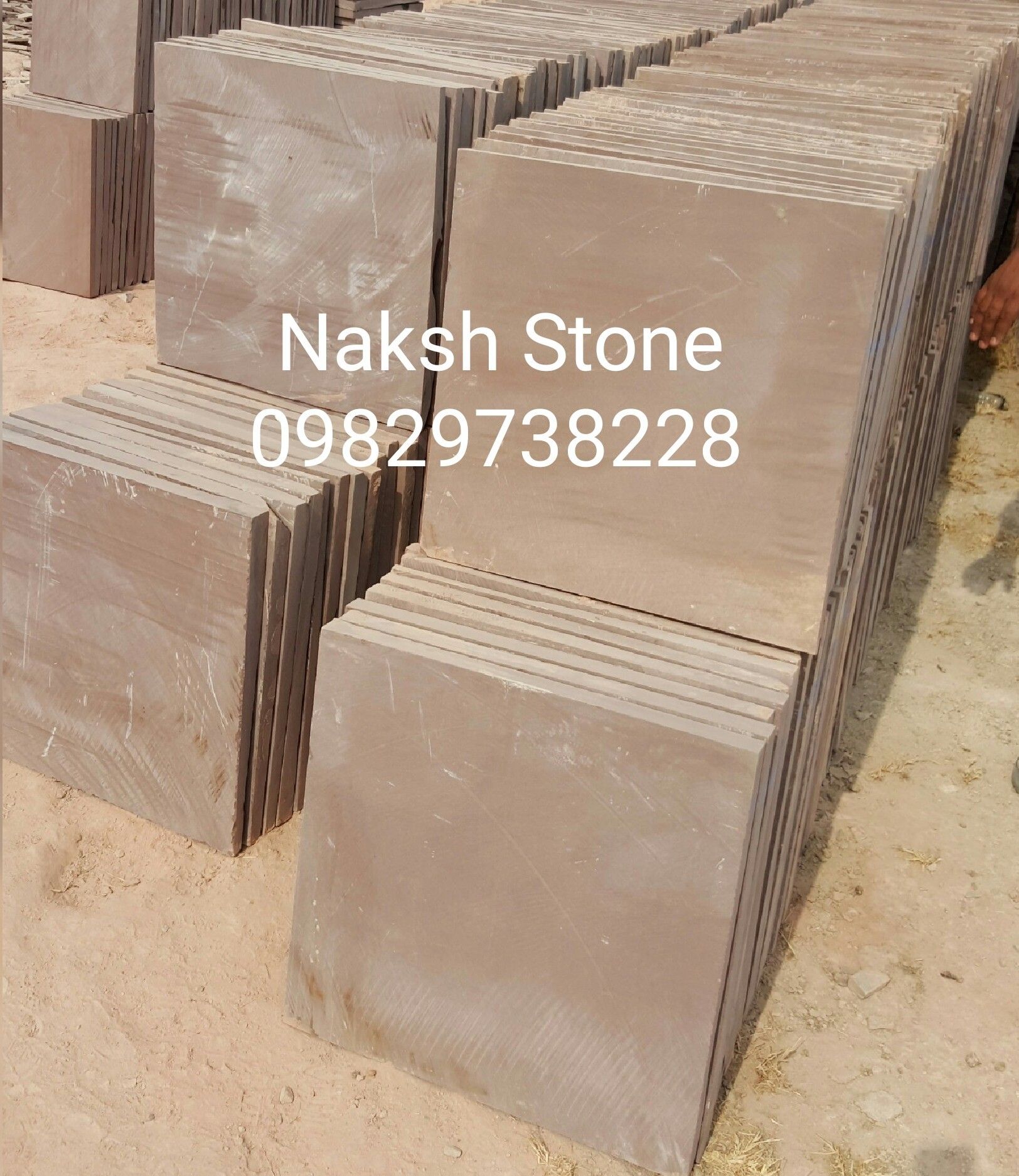 Red mandana stone